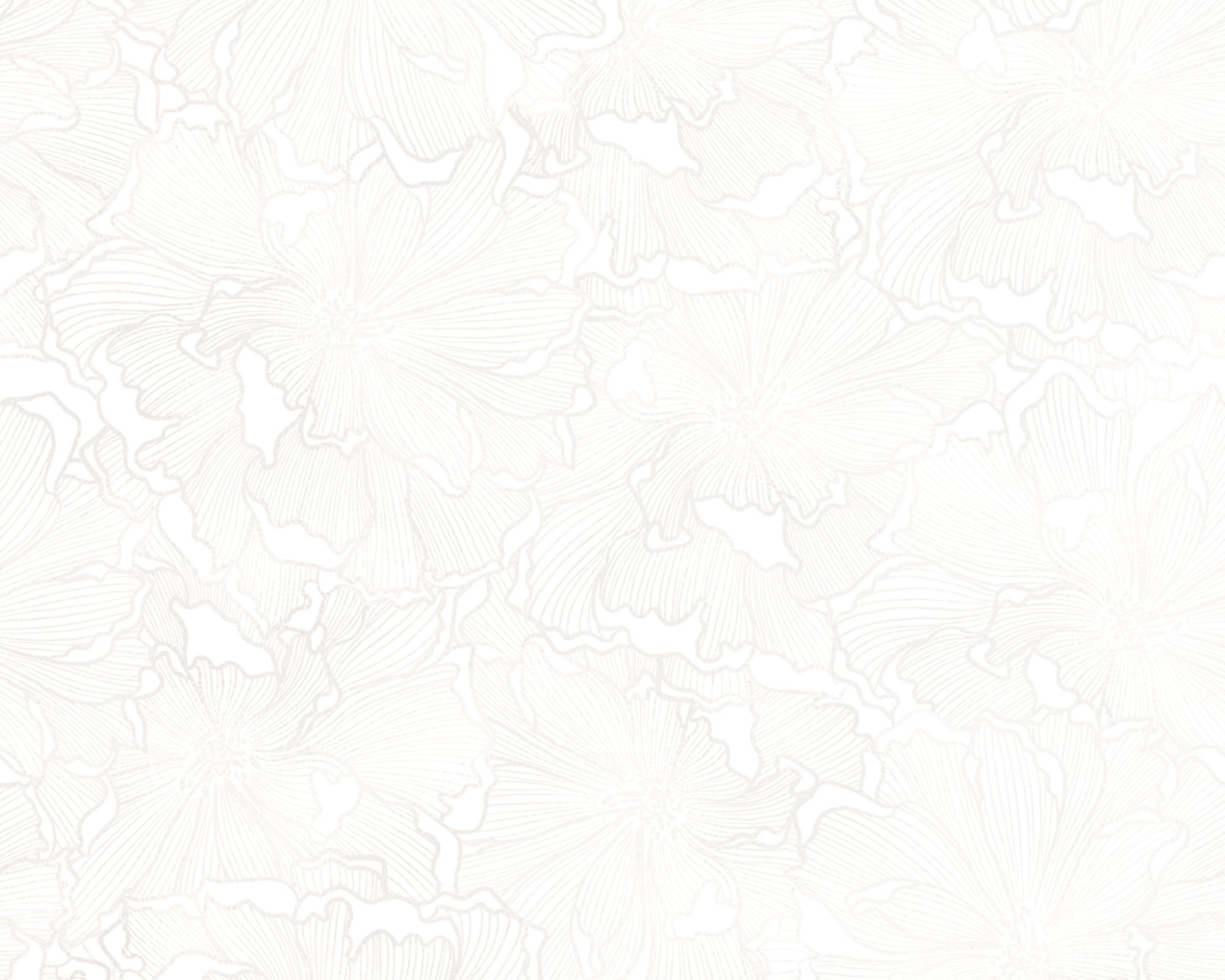 Floral pattern with delicate line art design.